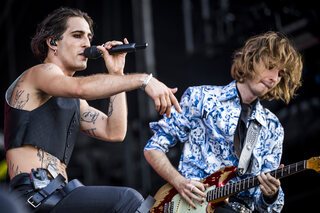 Maneskin en concert au Rock Werchter