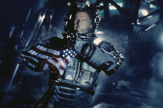 Bruce Willis vertolkt de hoofdrol in Armageddon.