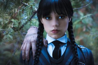 Mercredi de Tim Burton sur Netflix, avec Jenna Ortega.
