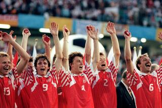 Het Deense team verrast in de Europese kampioenschappen van 1992