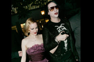 Evan Rachel Wood en Marilyn Manson
