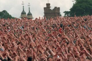 Le plus grand concert du groupe Oasis à Knebworth House.