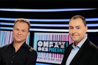 Benjamin Maréchal et Sébastien Nollevaux, les deux présentateurs de "On n'est pas des pigeons"