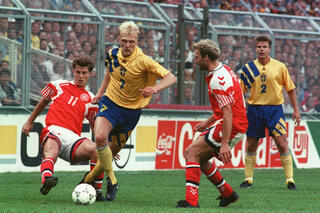 Denemarken speelt tegen Zweden in de Europese Kampioenschappen van 1992