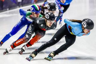 Samen met haar broer Stijn kon Hanne zich op drie verschillende afstanden kwalificeren voor de Winterspelen.