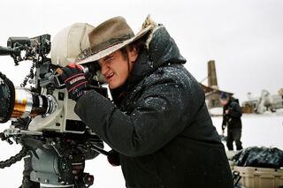 Tarantino op de set