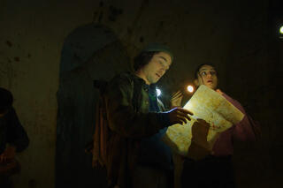 Sofia Lesaffre, Victor Meutelet et Kassim Meesters dans 'Deep Fear'