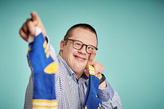 Wereld Downsyndroomdag steunkousen Down the road