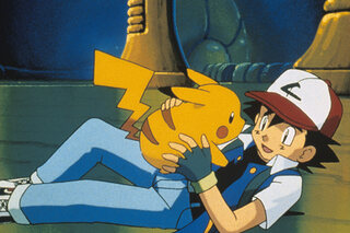 Ash en Pikachu