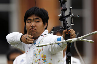 Im Dong-Hyun et les couleurs de la cible