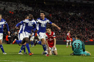 Obafemi Martins Birmingham Arsenal League Cup goal