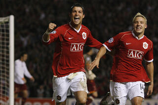 Manchester United Roma Champions League 2006 2007 Cristiano Ronaldo
