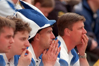 De supporters van Blackburn Rovers