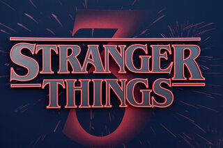 Le logo de la série Netflix à succès, Stranger Things.