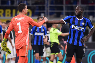 Juventus-doelman Szczesny en Inter-spits Romelu Lukaku
