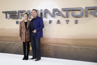 Linda Hamilton en Arnold Schwarzenegger
