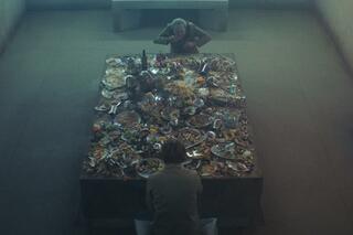 La plateforme, un des meilleurs films sur la nourriture et la cuisine.