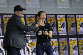 Kevin Feige et Chloé Zhao
