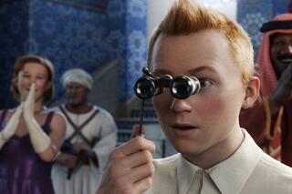 Tintin interprété par Jamie Bell