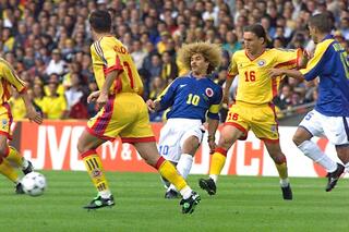 Popescu avec l'équipe nationale de Roumanie