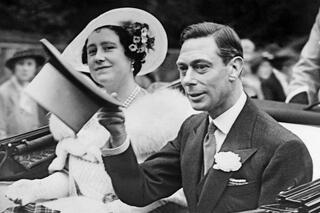 Koning George VI en koningin Elizabeth