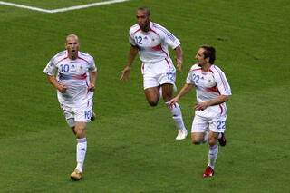 Zinédine Zidane, Thierry Henry, Franck Ribéry