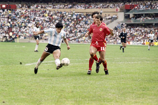 Diego Maradona tegen België
