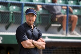 Moneyball film Brad Pitt Baseball Athletics Oackland