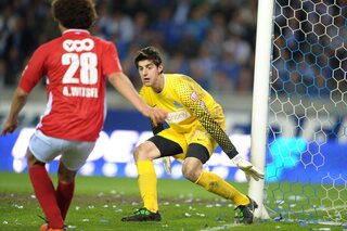 Courtois a été héroique contre le Standard avec Genk en 2011