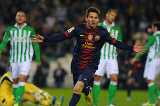 Lionel Messi is niet te stuiten in 2012