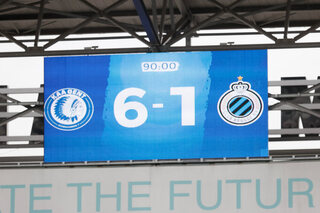 AA Gent vernederde Club Brugge.