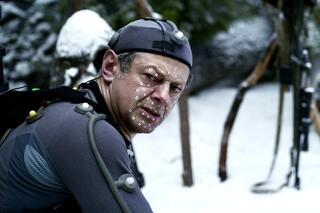 Andy Serkis during recording