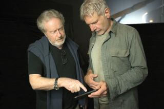 Ridley Scott, réalisateur de Blade Runner, et Harrison Ford