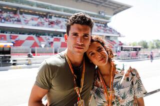 Jaime Lorente Lopez met María Pedraza, zijn ex-liefje