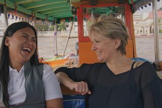 Op elke plek legt Lieve Blancquaert telkens een andere focus die eigen is aan de plek waar ze is.