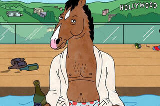 BoJack Horseman, le cheval qui est fou et qui ressemble aux Simpsons sur Netflix, assez drôle