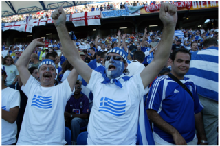 Greek fans euro 2004