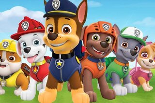 Paw Patrol, dessin animé populaire avec des chiens.