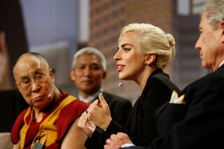 Dalaï-lama et Lady Gaga Tibet