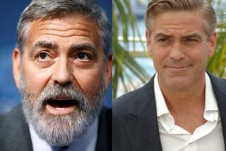 George Clooney avec ou sans sa barbe
