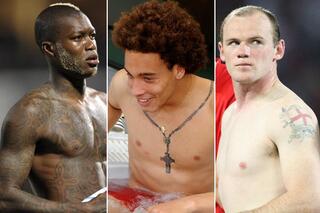 Voetballers en hun tattoos
