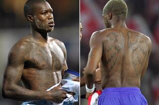 Voetballers en hun tattoos