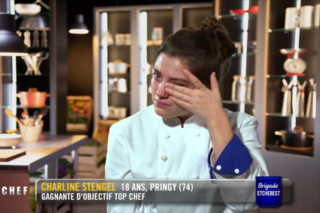 Top Chef - Les larme de Charline lors de son élimination