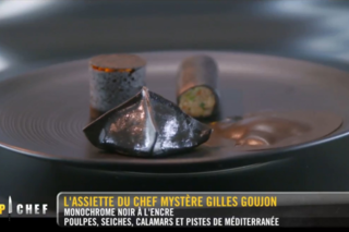 Top Chef - Le monochrome noir du chef Goujon