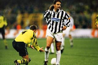 Baggio maakte het mooie weer bij Juventus