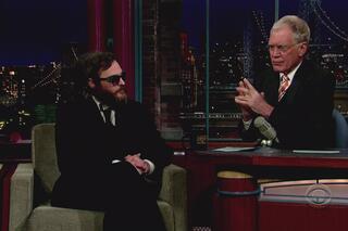 Joaquin Phoenix bij Letterman