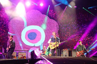 Coldplay en concert live à Sao Paulo