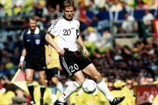 Oliver Bierhoff sera décisif pour l'Allemagne à l'Euro 96