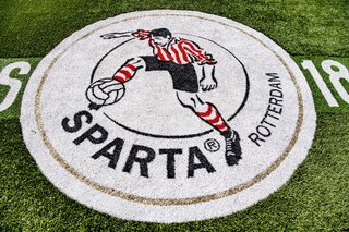 Het logo van Sparta Rotterdam