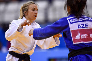 Bij de dames komt Charline Van Snick aan de start van het judotoernooi.